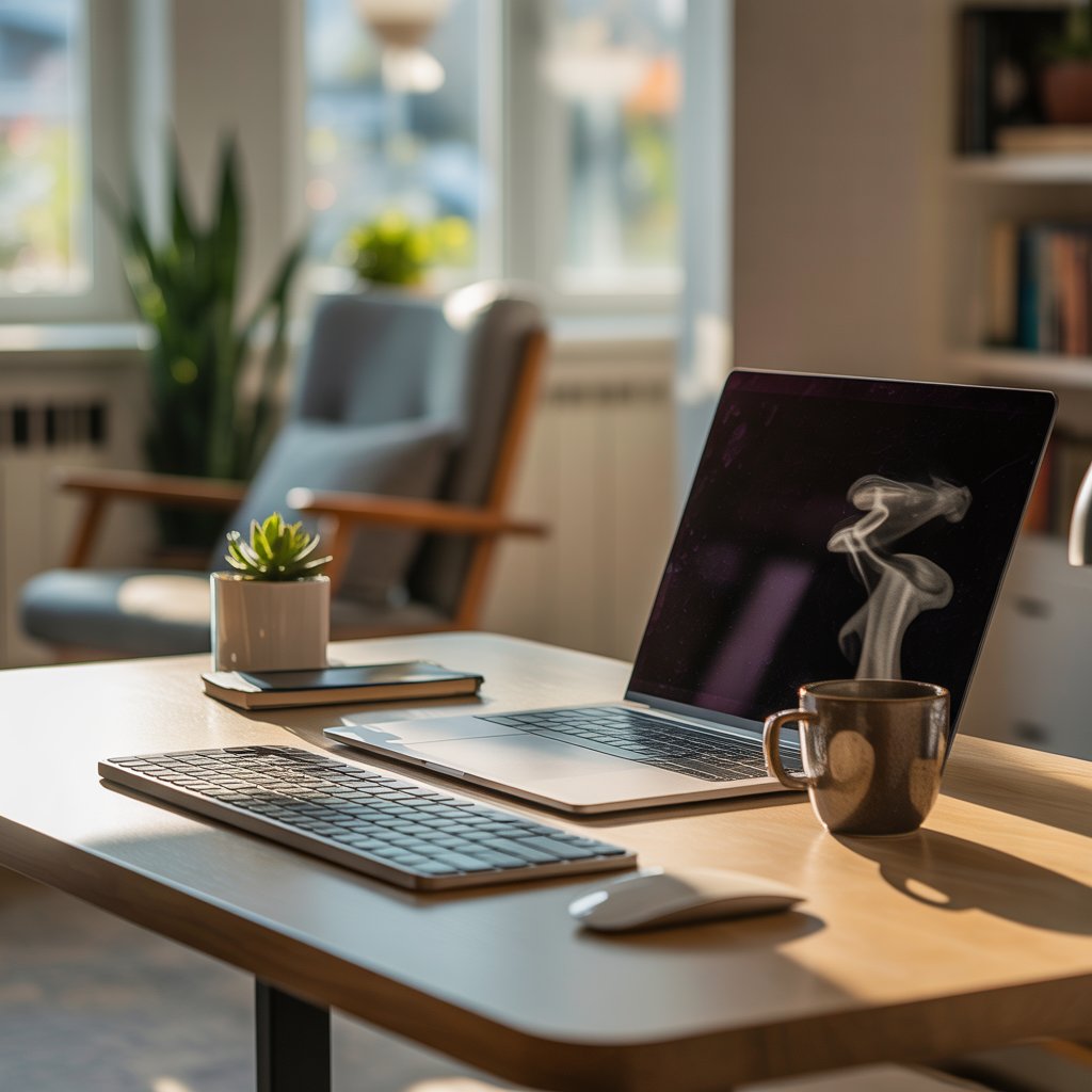 secure remote work setup